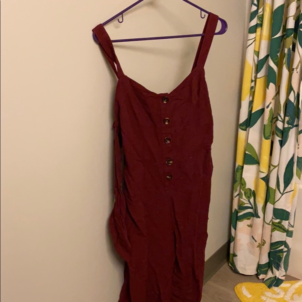 Plum jumpsuit